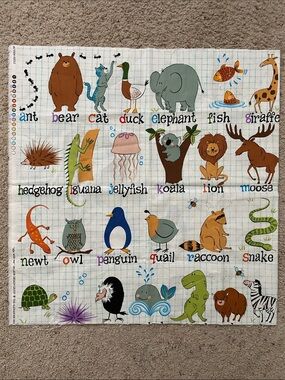 Alexander Henry “abc with me” Fabric.